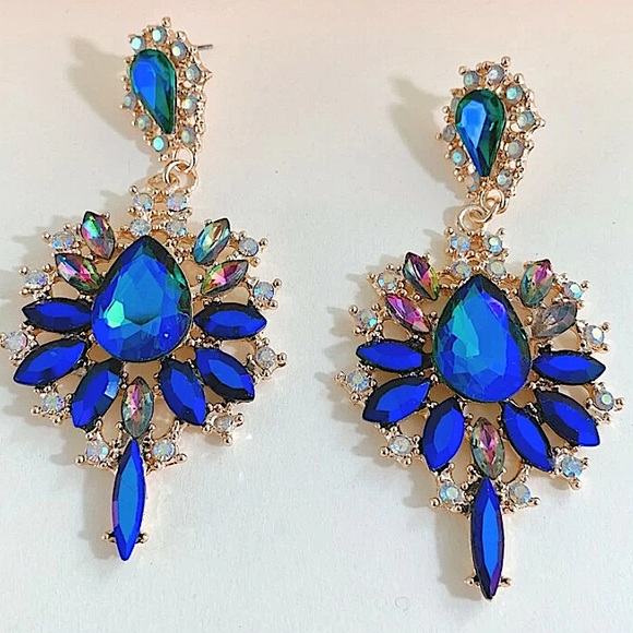 2 FOR $20 Gemstone Decor Drop Earrings - Picture 3 of 5